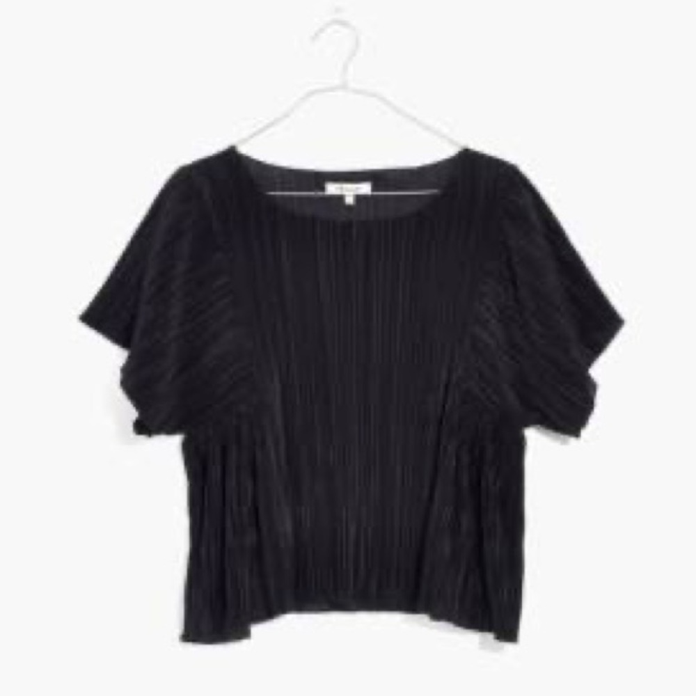 Madewell Texture & Thread Micropleat top
